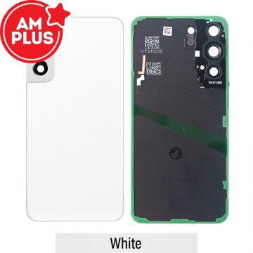 AMPLUS Rear Cover Glass For Samsung Galaxy S22 S901B-White