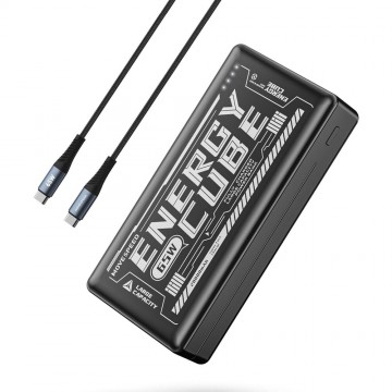 MOVE SPEED Laptop Portable Charger Power Bank 20000mAh 65W (YSPBE20-65)-Black