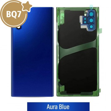 BQ7 Rear Cover Glass For Samsung Galaxy Note 10 Plus N975F-Aura Blue (As the same as service pack but not from official Samsung)