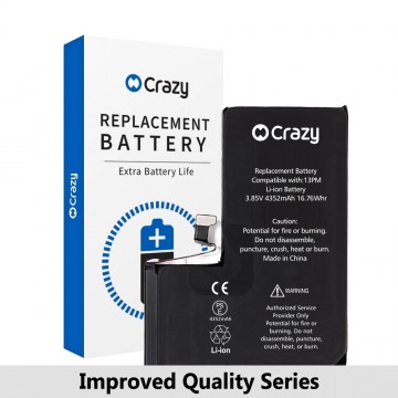 Crazy Improved Quality- iPhone 13 Pro Max Replacement Battery with Adhesive Strips 4352mAh (TI CHIP: TI 27546-A3 IC) (Cheapest Price)