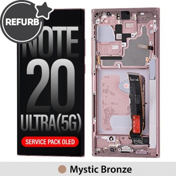 Samsung Galaxy Note 20 Ultra / 5G (N985/986) REFURB OLED Screen Replacement-Mystic Bronze
