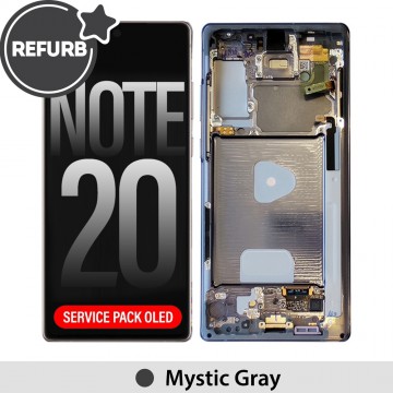 REFURB OLED Screen Replacement With Frame For Samsung Galaxy Note 20 N980F-Mystic Gray