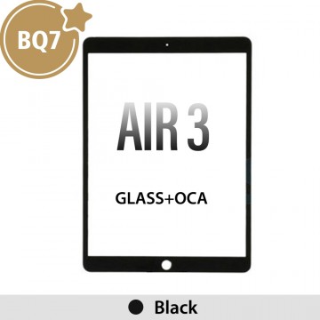 Front Screen Outer Glass With OCA for iPad Air 3 (BQ7)-Black