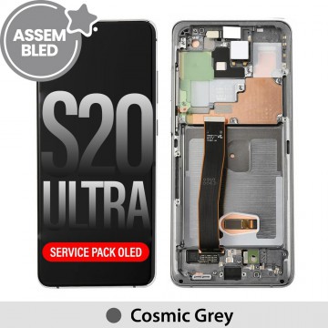 ASSEMBLED OLED Screen Replacement for Samsung Galaxy S20 Ultra G988B-Cosmic Grey