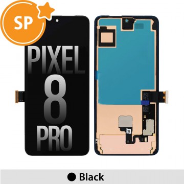 OLED Screen Replacement With Frame for Google Pixel 8 Pro G949-00688-01 (Service Pack)-Black