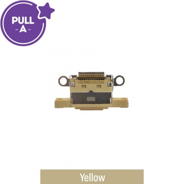 Charging Port Connector for iPhone 15 / 15 Plus-Yellow (PULL-A)