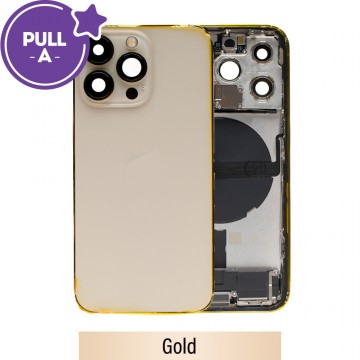 Rear Housing with Full Set Parts for iPhone 13 Pro-Gold (PULL-A)