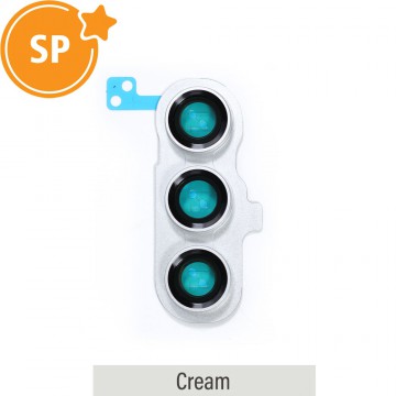 Rear Camera Lens Back Glass Cover for Samsung Galaxy S23 FE S711B GH98-48661B (Service Pack)-Cream