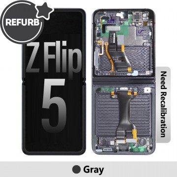 REFURB OLED Screen Replacement for Samsung Galaxy Z Flip5 5G F731B -Gray