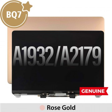 Complete LCD Display Assembly for MacBook Air 13" A1932 (Mid 2019) A2179 (Early 2020) (BQ7)-Rose Gold (This is genuine glass and genuine flex)