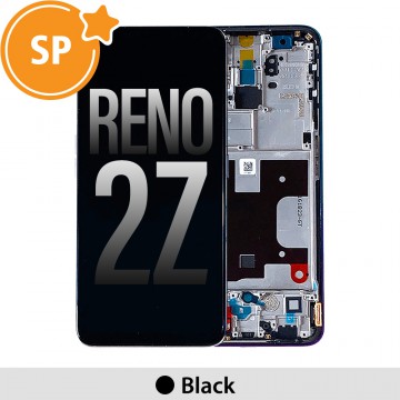 OLED Screen Replacement with Frame for OPPO Reno2 Z 4902827 (Service Pack)-Black