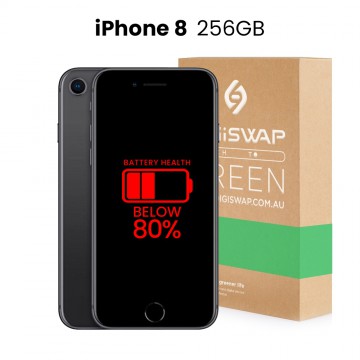 Apple Used Fully Functional iPhone 8 256GB Below 80% Battery Health - Grade B (Good)