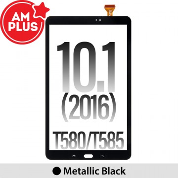 AMPLUS Touch Screen Digitizer Panel for Samsung Galaxy Tab A 10.1 (2016) T580 / T585-Metallic Black
