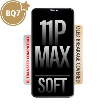 BQ7 Soft OLED Assembly for iPhone 11 Pro Max Screen Replacement (Compatible for IC chip transfer)