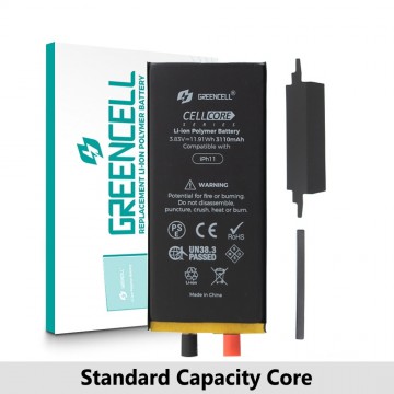 Greencell Core Series- Standard Capacity 2815mAh iPhone 12 / 12 Pro Replacement Battery Core with Adhesive Strips
