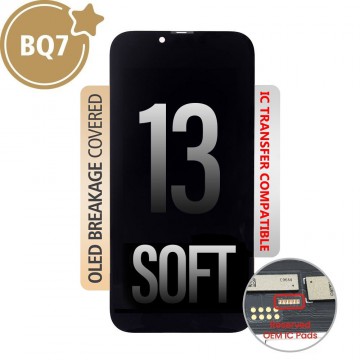 BQ7 Soft OLED Assembly for iPhone 13 Screen Replacement (Compatible for IC chip transfer)