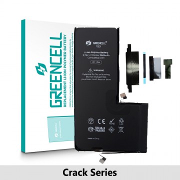 Greencell Crack Series- iPhone 11 Pro Max CRACK Battery with Adhesive Strips 3969mAh (No Need Soldering & No Need Tag-on)