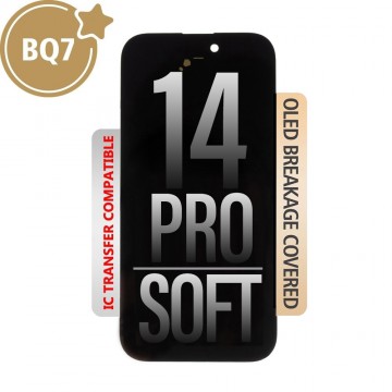 BQ7 Soft OLED Assembly for iPhone 14 Pro Screen Replacement (Compatible for IC chip transfer)