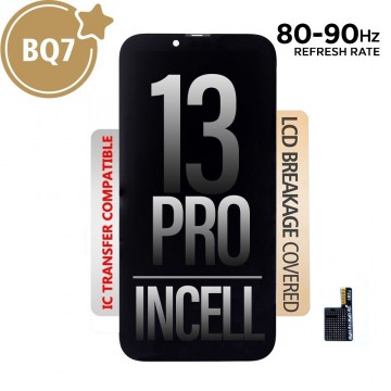 80HZ-90HZ REFRESH RATE BQ7 Incell LCD Assembly for iPhone 13 Pro Screen Replacement (Compatible for IC chip transfer)
