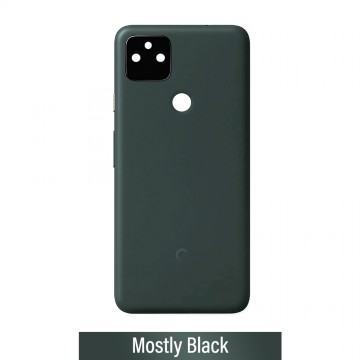 Rear Cover Glass for Google Pixel 5a 5G-Mostly Black