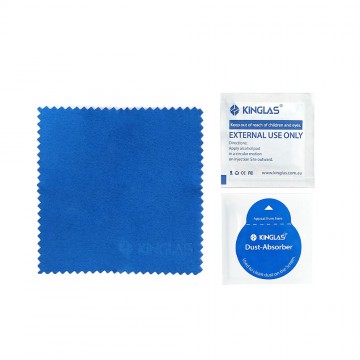 10 x Screen Cleaner Pack -Alcohol Wipes, Microfiber Cloths and Dust Removal Sticker (included 10 pcs)