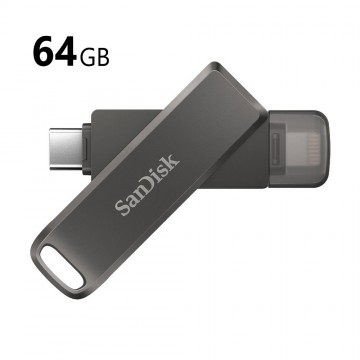 SanDisk 64GB iXpand Flash Drive Luxe (SDIX70N-064G)
