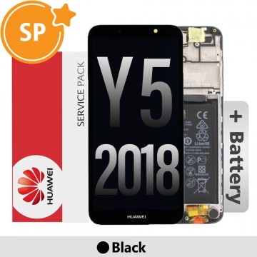 Huawei Y5 2018 LCD Screen Digitizer 02351XHU (Service Pack)-Black