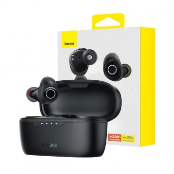 Baseus Bowie MA10 TWS Wireless Earbuds-Cluster Black