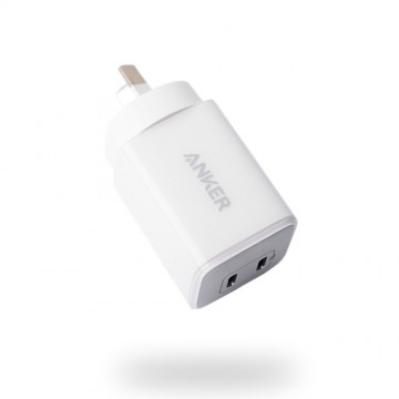 Anker 40W Nano Pro 521 Dual USB-C Port Charger (A2038T21)-White