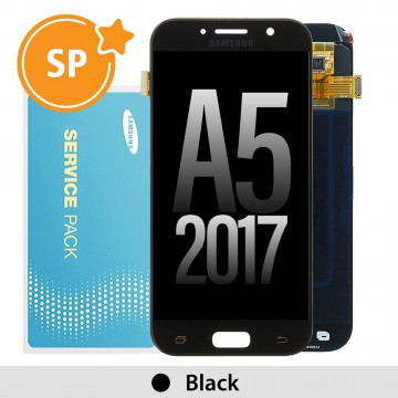 Samsung Galaxy A5 (2017) A520F OLED Screen Replacement Digitizer GH97-19733A/20135A (Service Pack)-Black