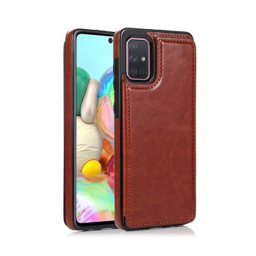 Back Flip Leather Wallet Case Cover for Samsung Galaxy A71
