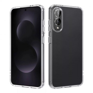 High Quality Acrylic + TPU Hybrid Transparent Case for Samsung Galaxy S25 Edge