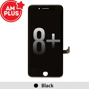 AMPLUS LCD Assembly for iPhone 8 Plus Screen Replacement-Black