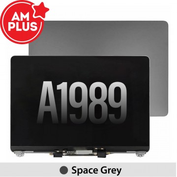 AMPLUS Complete LCD Display Assembly for MacBook Pro 13" A1989 (2018) (NO LOGO) -Space Gray