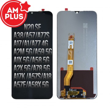 AMPLUS LCD Screen Digitizer Replacement for OPPO A38 4G / A57 4G / A17 / A1X 5G / A2X 5G / A2M 5G / A17K / A18 / A57E / A57S /A59 5G / A77 4G / A77S / A58 5G / A78 5G / N20 SE / A58X 5G / N300 5G / A1 5G