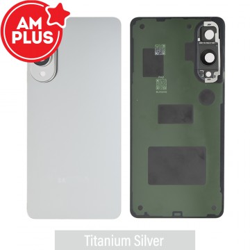 AMPLUS Rear Cover Glass for Samsung Galaxy S25 Edge S937B-Titanium Silver