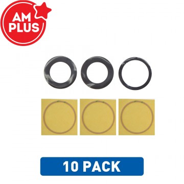 AMPLUS Rear Camera Lens Glass Only for iPhone 17 Pro / 17 Pro Max (Pack of 10)