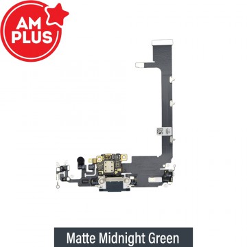 AMPLUS Charging Port for iPhone 11 Pro Max-Matte Midnight Green