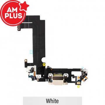 AMPLUS Charging Port for iPhone 12 mini-White