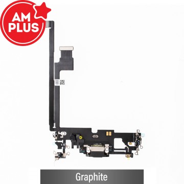 AMPLUS Charging Port for iPhone 12 Pro Max-Graphite