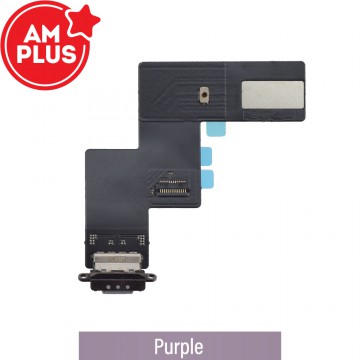 AMPLUS Charging Port with Flex Cable for iPad Air 13 (2024) / iPad Air 13 (2025)-Purple