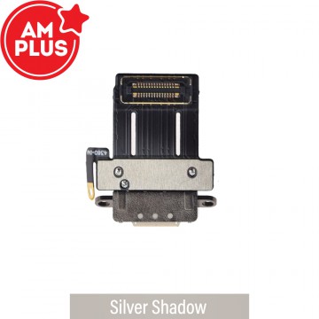 AMPLUS Charging Port with Flex Cable for iPad Pro 11 (2024)-Silver