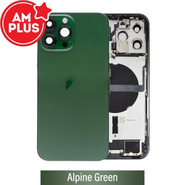 AMPLUS Rear Housing with Full Set Parts for iPhone 13 Pro Max-Alpine Green