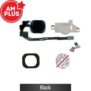AMPLUS Home Button Flex Cable with Bracket for iPhone 5S SE-Black 