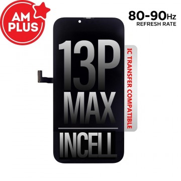 AMPLUS Incell LCD Assembly for iPhone 13 Pro Max Screen Replacement (80-90HZ, Compatible for IC chip transfer)