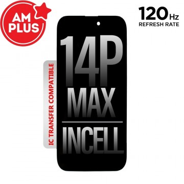 120HZ REFRESH RATE AMPLUS Incell LCD Assembly for iPhone 14 Pro Max Screen Replacement (Compatible for IC chip transfer)