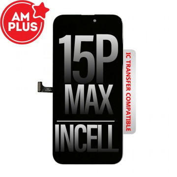 AMPLUS Incell LCD Assembly for iPhone 15 Pro Max Screen Replacement (Compatible for IC chip transfer)