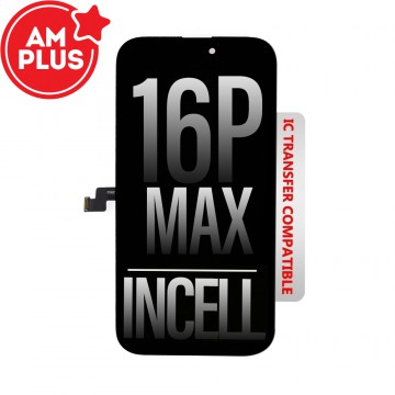 AMPLUS Incell LCD Assembly for iPhone 16 Pro Max Screen Replacement (Compatible for IC chip transfer)