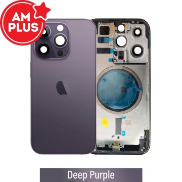 AMPLUS Rear Housing for iPhone 14 Pro-Deep Purple