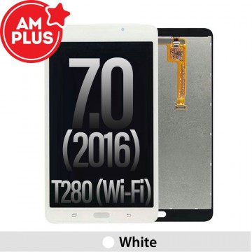 AMPLUS OLED Assembly Replacement for Samsung Galaxy Tab A 7.0" 2016 ( Wi-Fi) T280-White